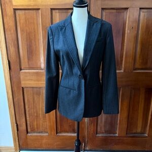 Lauren Ralph Lauren-100% Wool-Pinstripe-Blazer-Classic-Office-Business-Women’s 4